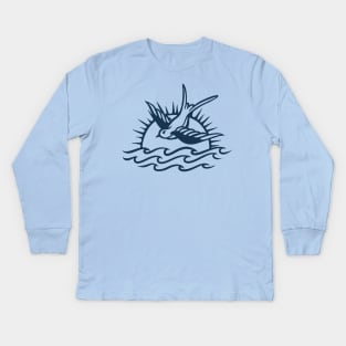 Sparrow Tattoo Kids Long Sleeve T-Shirt